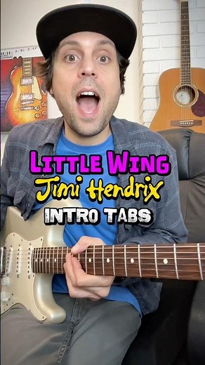 Little Wing - Jimi Hendrix - Guitar Tabs #guitar #intro #tabs #jimihendrix #littlewing