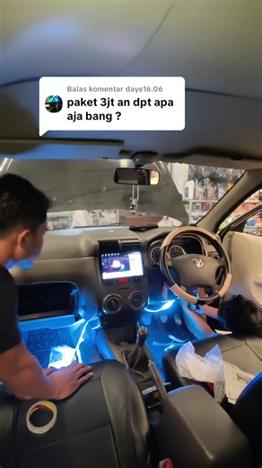 Membalas @daye16.06 #paketaudiomobil 3jt.an Bang, spesifikasi yg di dapatkan nya 1pc #tvandroid9in 1pc #power4channel 1pc #subwoofer 1pc #twitter, pasang dan setting di toko, bonusnya lampu LED kolong dasboard kanan kiri, nego harga dan paket audio mobil yg lain2nya, lanjut ke wa nya Bang, klik di profil nomor wa dan alamat toko nya