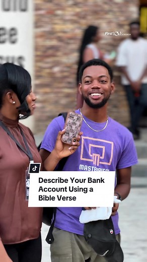 Describe Your Bank Account with a Bible Verse