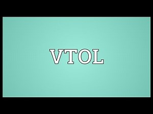 VTOL Meaning