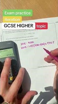 GCSE Maths: Iteration