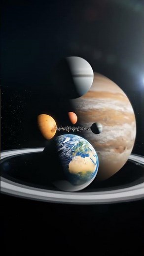 Zooming Out Through the Planets – Solar System in Motion #ZoomOutPlanets #SolarSystem #SpaceJourney