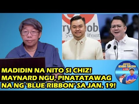 MADIDIN NA NITO SI CHIZ! MAYNARD NGU, PINATATAWAG NA NG 'BLUE RIBBON' SA JAN. 19!