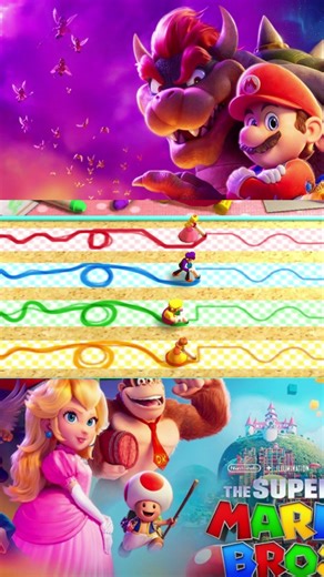 A Crayon Always Follow Me :)) - Mario Party 9 #marioparty #shorts