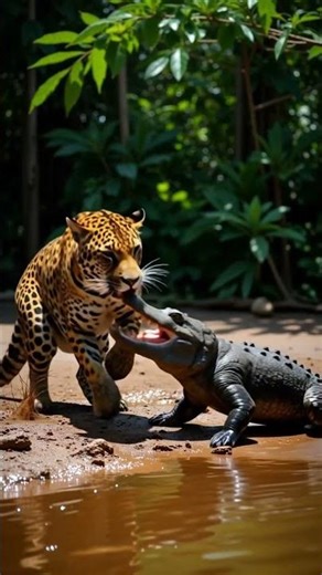 Tiger vs Crocodile | A Deadly Clash in the Wild 🐅🐊