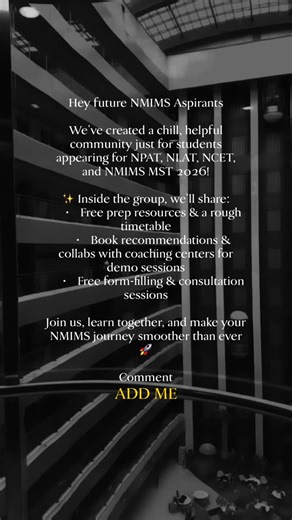 NMIMS on Instagram: "New NMIMS batch in process. 🥰"