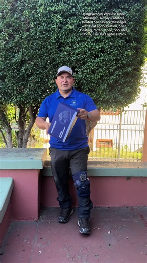 KingPavonini Wireless Knee Massager with Heat and Vibration