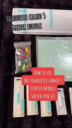 Silhouette Cameo 5 Starter Bundle Sketch Pen Set Tutorial