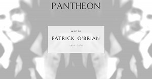 Patrick O'Brian Biography | Pantheon