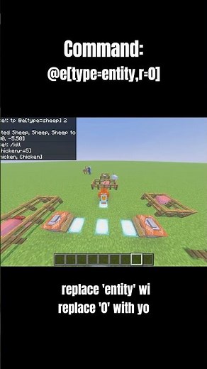 How to Include and Exclude Entities in Commands #commandstutorial #minecraft