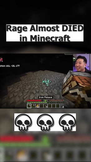 RageElixir Almost DIED in Minecraft #minecraft#rageelixir