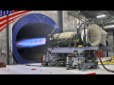 F-22 Raptor Jet Engine Test at Full Afterburner