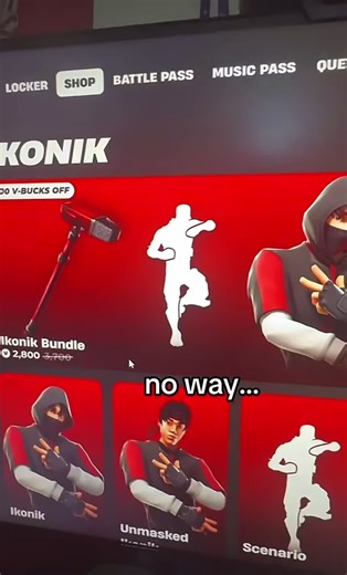Ikonik Skin and Scenario Emote in Fortnite Item Shop