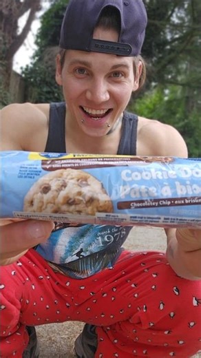 Trying to Eat Cookie Dough Upside-down 🤦‍♂️