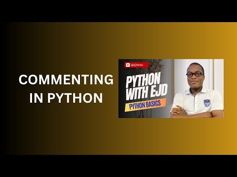 5. Commenting in Python