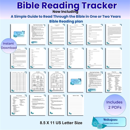 Bible Reading Tracker Printable, Scripture Study Checklist (PDF Download) - Etsy