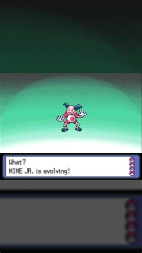 Mr.Mime Evolution in Pokemon Platinum #Shorts