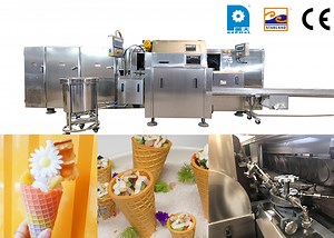 [Hot Item] Hot Sales Ice Cream Cone Production Line Ice Cream Cone Biscuit Making Machine with CE
