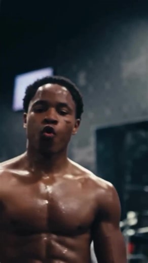 BENARD HOPKINS OVERSEES FLOYD SCHOFIELD JR PUTTING IN DOG WORK IN CAMP