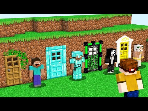 Ich BETRETE ALLE GEHEIMEN TÜREN in Minecraft!