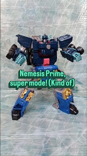 Transformers Generations Armada Nemesis Prime, Super mode #transformers #optimusprime #nemesisprime