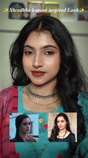 💖SRADDHA KAPOOR INSPIRED LOOK✨#tutorial#makeup #sraddhakapoor#makeuptutorial#naturalbeauty#ytshorts