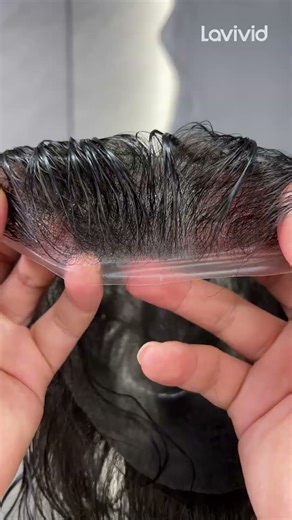 Low-density hair system,natural hairline even up close🪞| Lavivid hair system