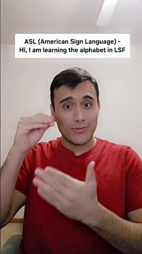 I am learning alphabet in #LSF! Similar to #ASL? #BSL #SignLanguage #fyp #tutorial #reels #shorts