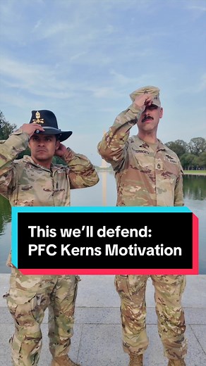 PFC Kerns: The Motivation Behind the North Carolina National Guard
