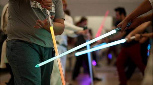 Lightsaber duelling officially recognized as competitive sport in France - National | Globalnews.ca