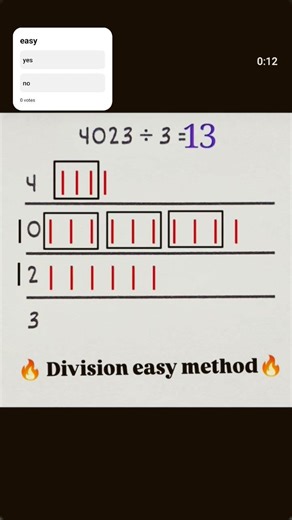 Easy division method