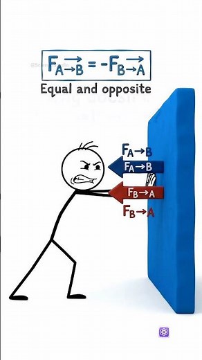 Why Doesn't the Wall Move? | Newton's 3rd Law