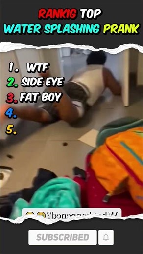 Ranking Top Water Splashing Prank 😂