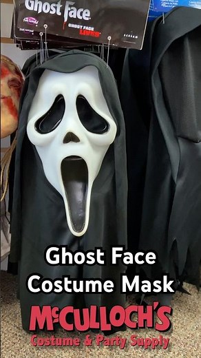 The GhostFace Costume Mask from Scream. #shortvideo #costume #short