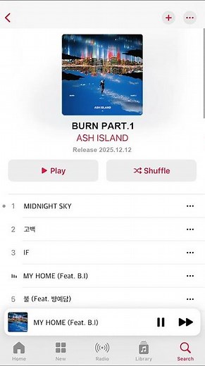 ASH ISLAND 'BURN PART.1' Album Sampler Shorts Ver.