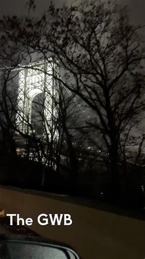 GWB Lights up the Hudson #nyc #travel