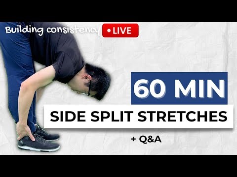 Training for the Side Splits - Follow Along Workout (Beginner Friendly)