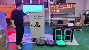 Crosswalk Traffic Light Networking Wireless Smart LED Traffic Signal Controller System