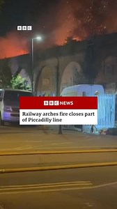 1.6M views · 4.4K reactions | A fire in four railway arches in west...
