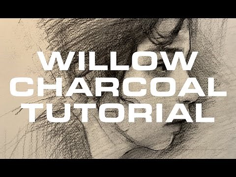 WILLOW CHARCOAL PORTRAIT DRAWING TUTORIAL