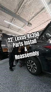 Part 3 of the Rx350, Installing new parts & reassembling back together👌🏻#fypシ #lexus