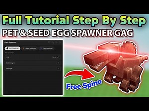 [🧬] FULL TUTORIAL SCRIPT 🥶 | Pet/Seed/Egg Spawner Dupe 🤑🦖 | No Key ✅🤯 - GROW A GARDEN 🏡