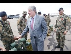 JDF soldiers leave for Haiti with relief supplies - United States provides the aircraft