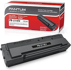 PANTUM PB-211EV Black Toner Cartridge Compatible P2500W,P2502W,M6500NW,M6550NW,M6552NW,M6600NW,M6602NW Series Printers,Yields Up to 1600 Pages (1)