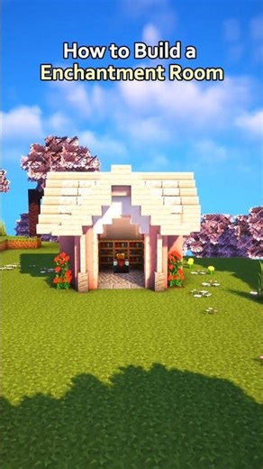 Minecraft Mini Builds : Enchantment Room 📚 #minecraft