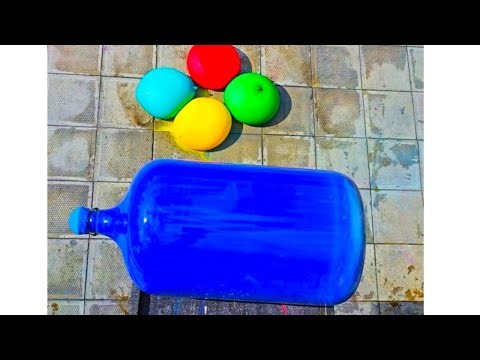 🎈Breaking Glass Bottles and Balloon drops🔥 - Crushing Crunchy & Soft Things 💥🌈🍾