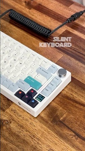 Silent Keyboard.. Gamakay TK75 V2 #tech #keyboard #setup