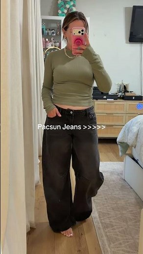 Ultimate Style Guide: Pacsun Black Low Rise Barrel Jeans #Fashion #Pacsun