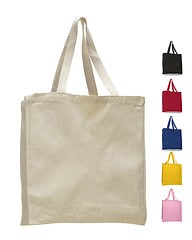 Heavy Shopper Canvas Tote Bags With Full Gusset - TF230