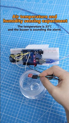 Temp/Humidity Over Limit?SHT31 Alerts in 0.1s! #arduino #sensor #humiditysensor #temperaturesensor